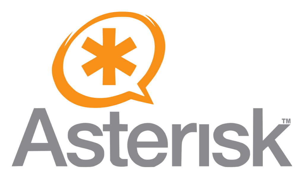 Logo Asterisk, logiciel open-source VoIP